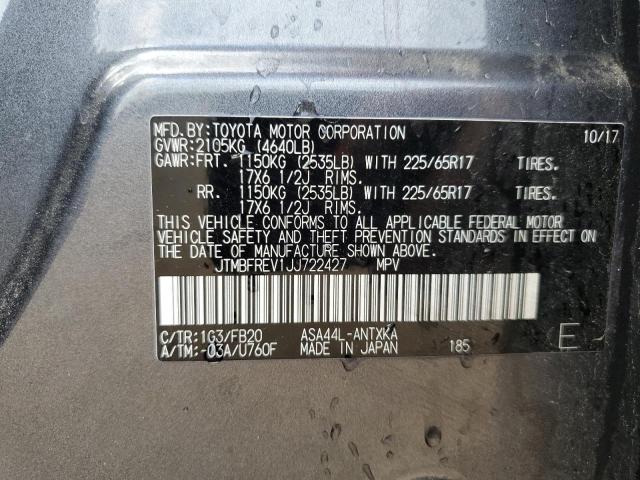 2018 TOYOTA RAV4 LE - JTMBFREV1JJ722427