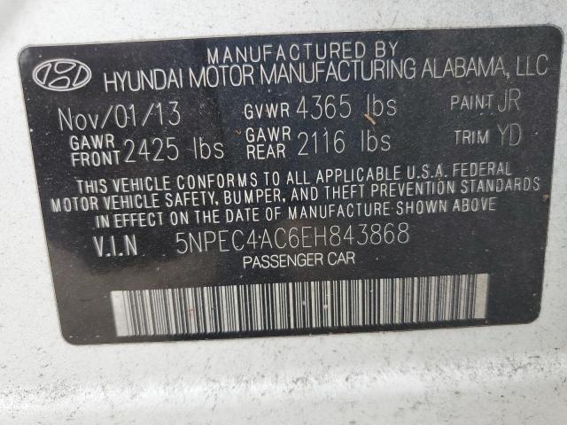 2014 HYUNDAI SONATA SE - 5NPEC4AC6EH843868