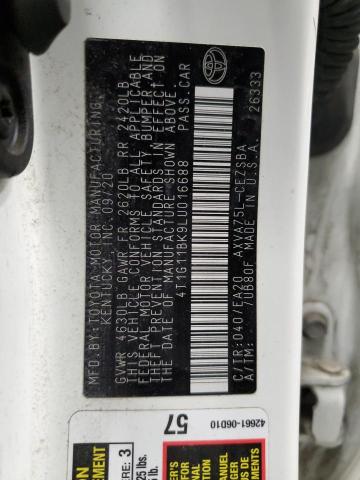 2020 TOYOTA CAMRY SE - 4T1G11BK9LU016688