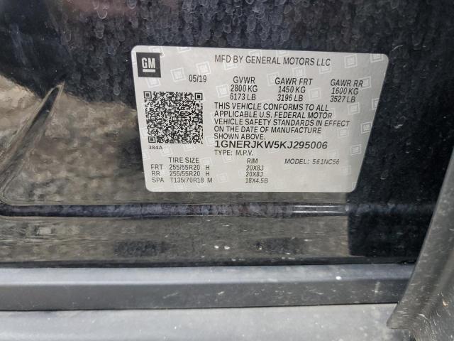 2019 CHEVROLET TRAVERSE R 1GNERJKW5KJ295006