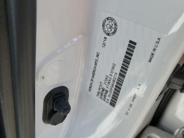 2019 ACURA TLX TECHNO 19UUB3F54KA802114