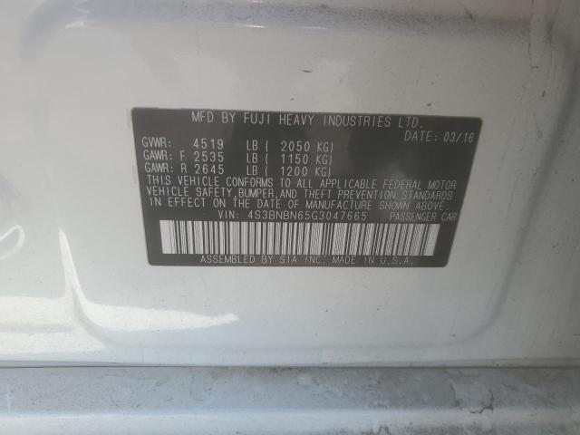 2016 SUBARU LEGACY 2.5 - 4S3BNBN65G3047665