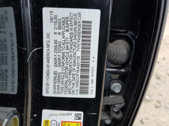 2018 HONDA ACCORD LX - 1HGCV1F16JA221135