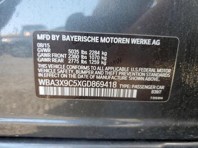 2016 BMW 335 XIGT WBA3X9C5XGD869418