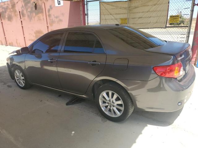 TOYOTA COROLLA BA 2009 gray  gas JTDBL40E699055032 photo #3