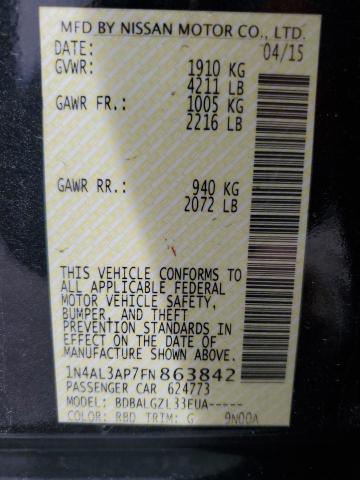2015 NISSAN ALTIMA 2.5 - 1N4AL3AP7FN863842