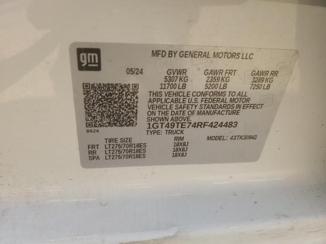 2024 GMC SIERRA K35 1GT49TE74RF424483