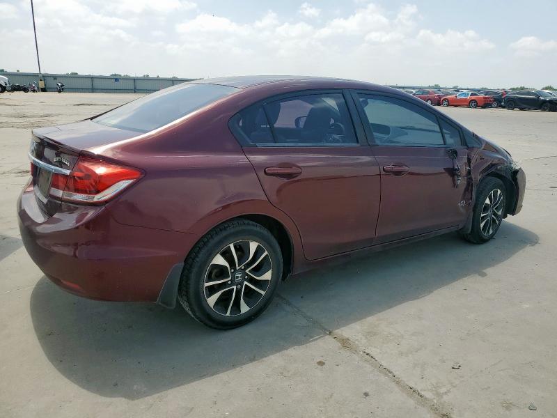 Vin: 19xfb2f89fe023127, lot: 57320615, honda civic ex 20153
