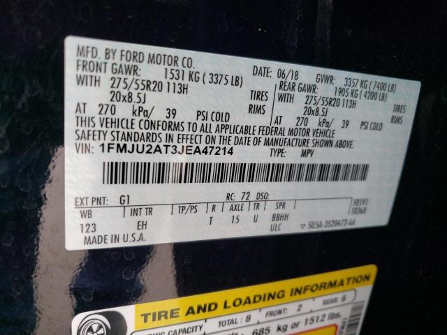 2018 FORD EXPEDITION - 1FMJU2AT3JEA47214