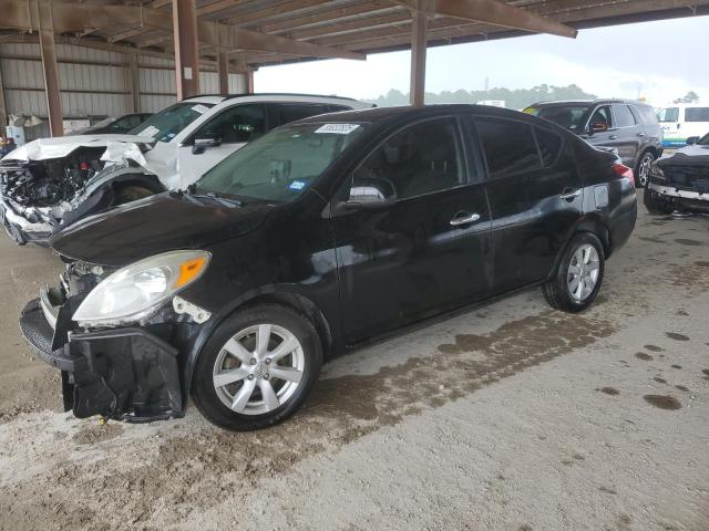 NISSAN VERSA S 2013 black  gas 3N1CN7AP9DL831897 photo #1