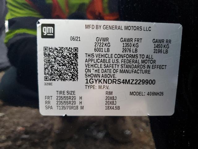 2021 CADILLAC XT5 PREMIU 1GYKNDRS4MZ229900