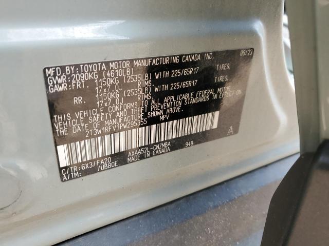 2t3w1rfv1pw295355 - 2023 Toyota Rav4 Xle - #56535595