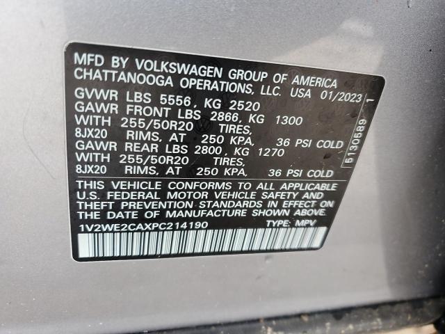 2023 VOLKSWAGEN ATLAS CROS 1V2WE2CAXPC214190