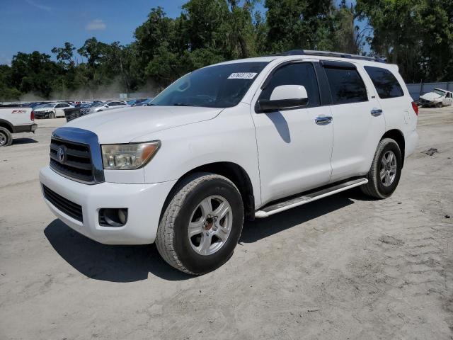 TOYOTA SEQUOIA SR 2008 white 4dr spor gas 5TDZY64A58S010103 photo #1