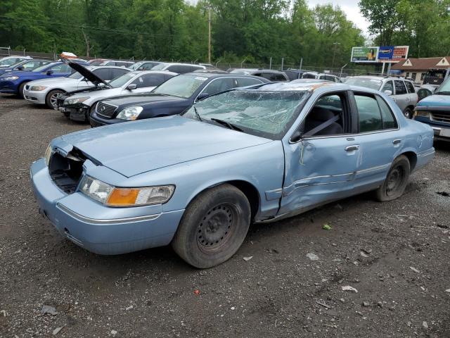 MERCURY GRAND MARQ 2000 blue sedan 4d gas 2MEFM74W5YX742265 photo #1