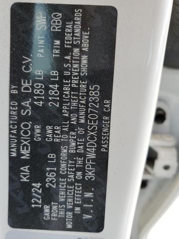 2025 KIA K4 GT-LINE 3KPFW4DCXSE072385