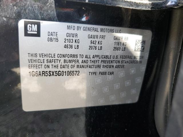 2016 CADILLAC CTS LUXURY - 1G6AR5SX5G0106572
