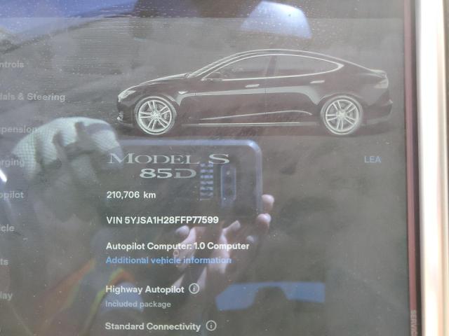 2015 TESLA MODEL S 85 5YJSA1H28FFP77599