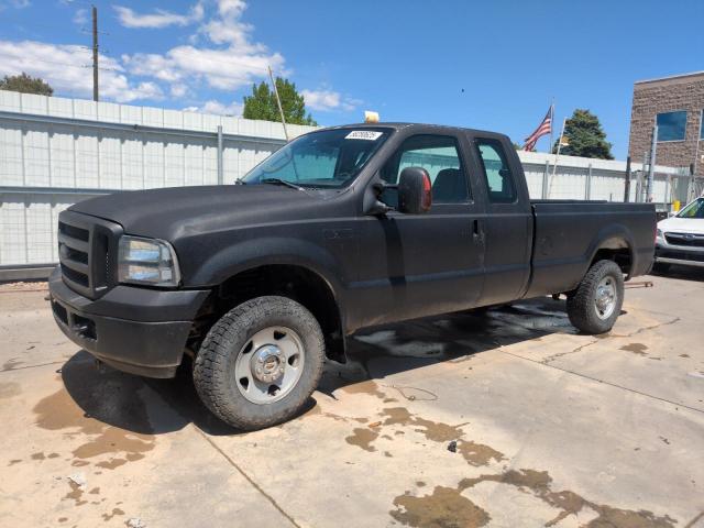 FORD F250 SUPER 2005 black  gas 1FTSX21595EC29006 photo #1