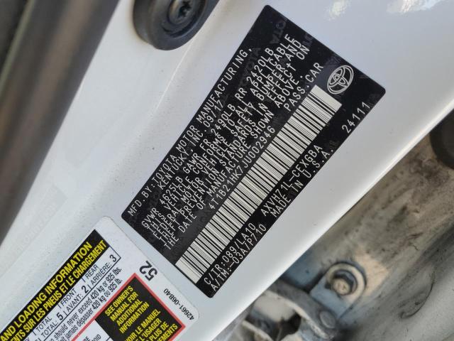2018 TOYOTA CAMRY HYBR - 4T1B21HK7JU002946