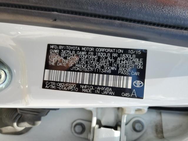 2015 TOYOTA PRIUS C - JTDKDTB37F1113498