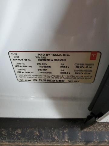 2018 TESLA MODEL X - 5YJXCBE23JF133589