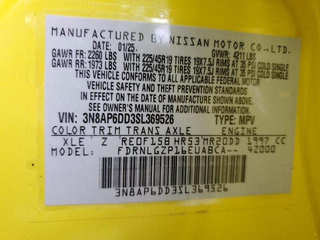 2025 NISSAN KICKS SR 3N8AP6DD3SL369526