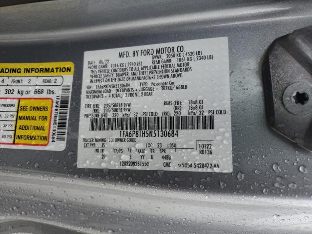 2022 FORD MUSTANG - 1FA6P8TH5N5130684