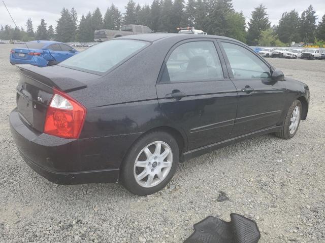 KIA SPECTRA LX 2005 black  gas KNAFE121155165277 photo #4