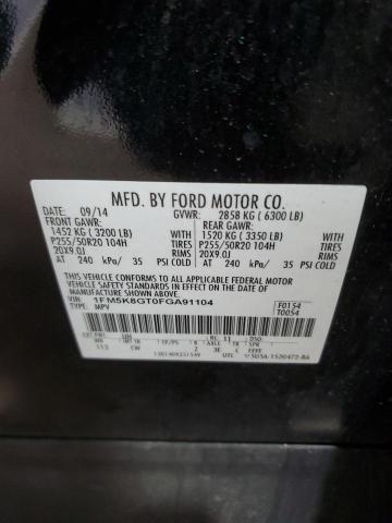 2015 FORD EXPLORER S 1FM5K8GT0FGA91104