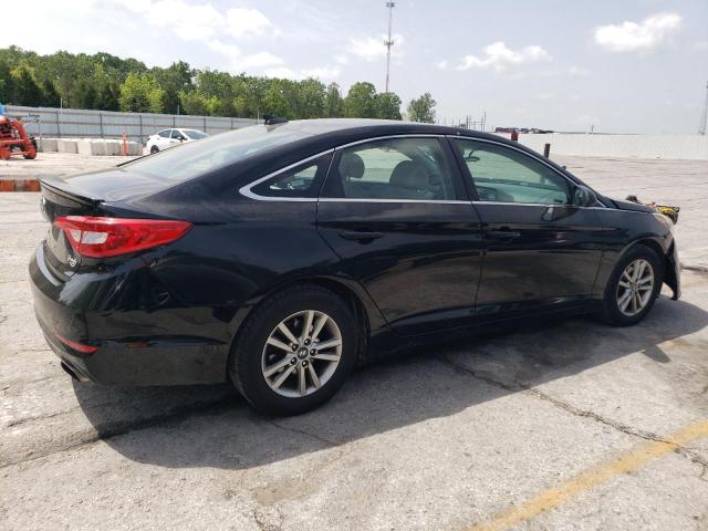 HYUNDAI SONATA SE 2015 black sedan 4d gas 5NPE24AF9FH009446 photo #4