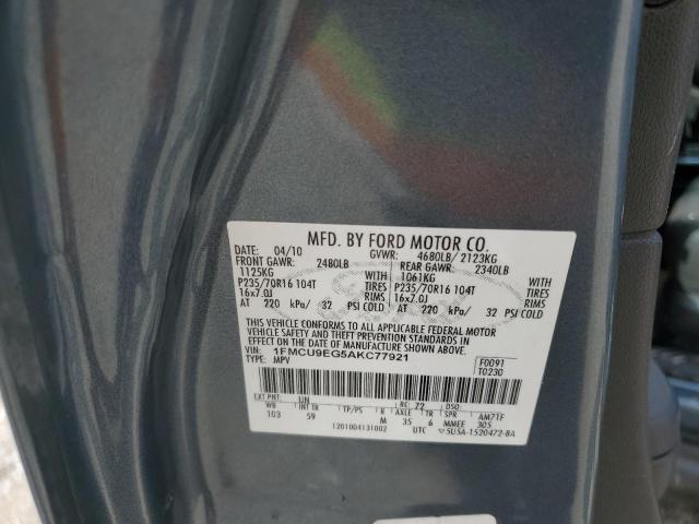 2010 FORD ESCAPE LIM - 1FMCU9EG5AKC77921