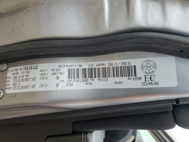 2015 JEEP CHEROKEE L - 1C4PJMCS4FW708595