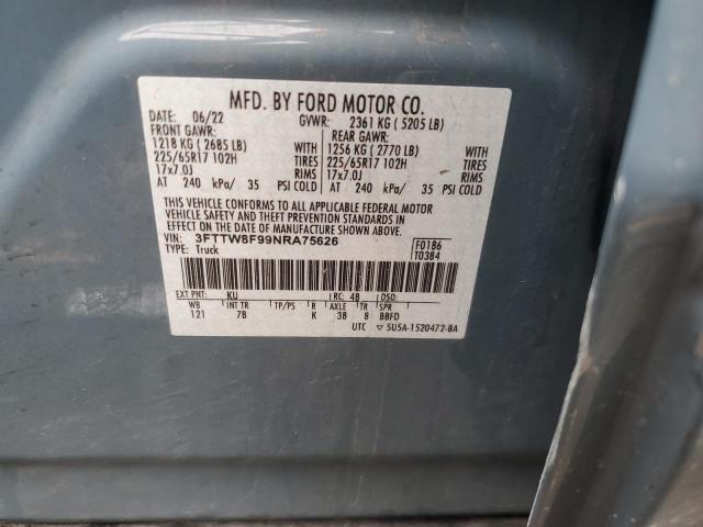 2022 FORD MAVERICK X - 3FTTW8F99NRA75626