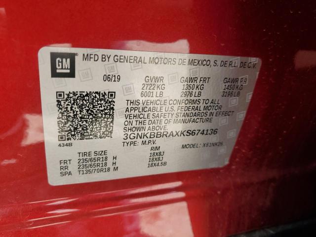 2019 CHEVROLET BLAZER 1LT - 3GNKBBRAXKS674136