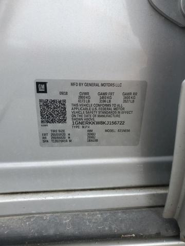 2019 CHEVROLET TRAVERSE P - 1GNERKKW8KJ156722
