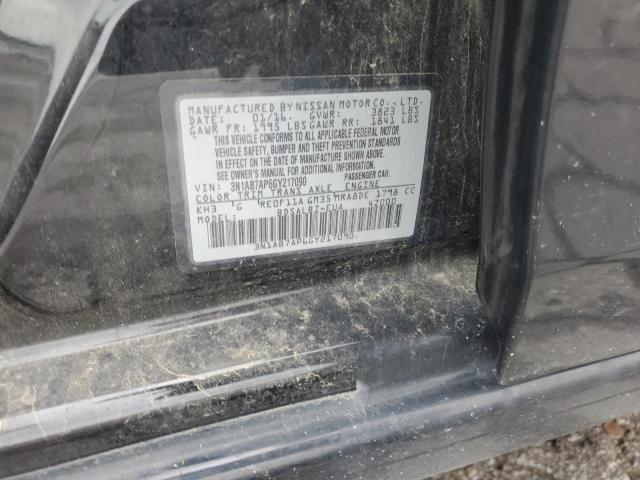 2016 NISSAN SENTRA S - 3N1AB7AP6GY217090