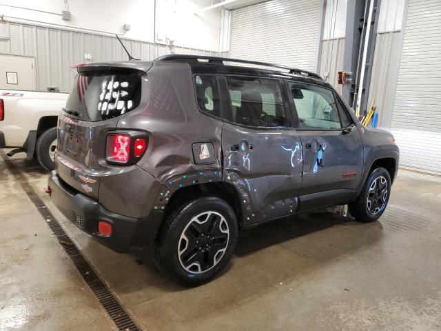 Vin: zaccjbcb9hpg55282, lot: 57681095, jeep renegade trailhawk 20173