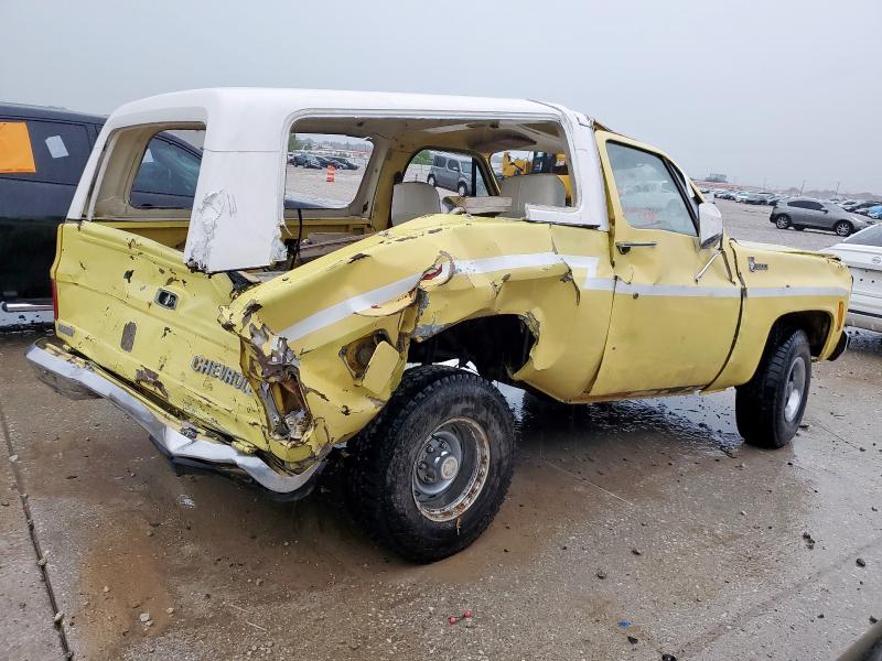 CHEVROLET TRAIL BLAZ 1979 yellow   CKL189Z169705 photo #4