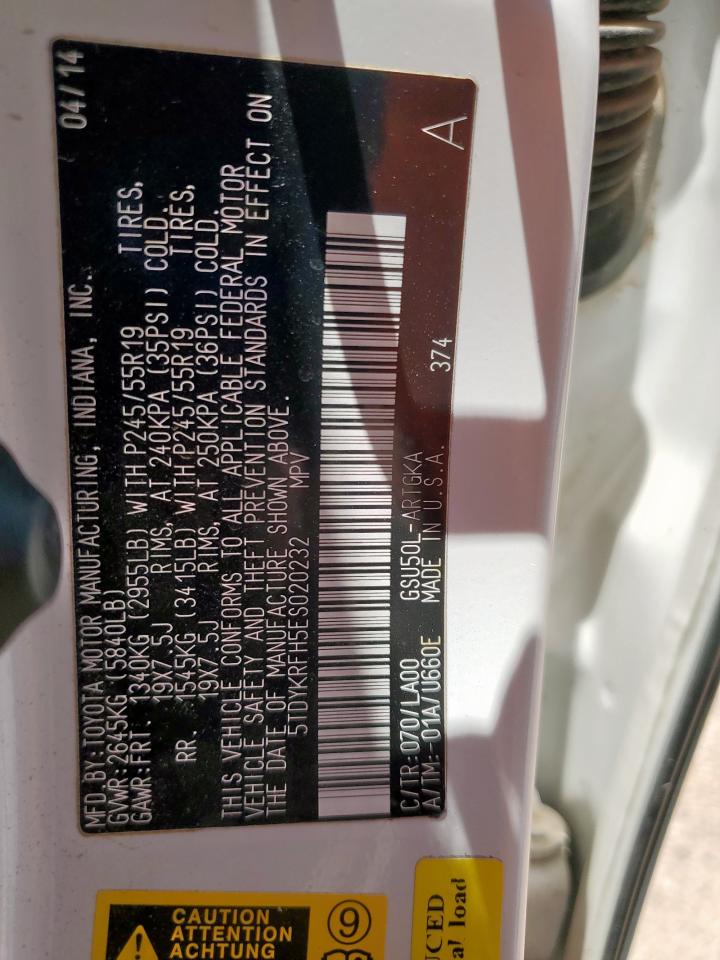 TOYOTA HIGHLANDER LIMITED