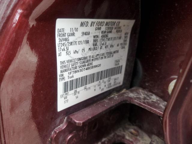 2011 FORD F350 SUPER - 1FT8W3DT4BEB59620