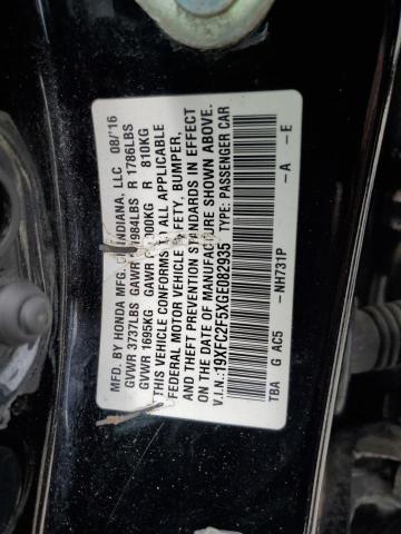 2016 HONDA CIVIC LX - 19XFC2F5XGE082935
