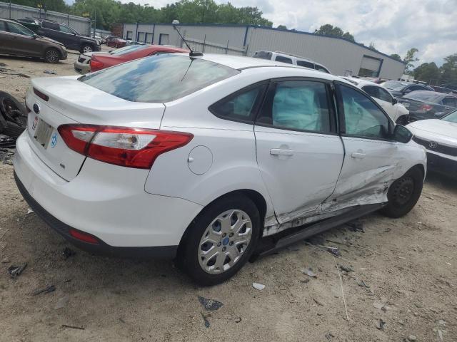 FORD FOCUS SE 2012 white sedan 4d gas 1FAHP3F29CL192410 photo #4