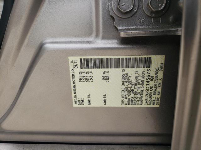 2012 NISSAN ALTIMA BAS - 1N4AL2AP5CC145675