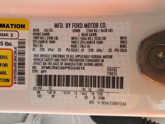 2023 FORD BRONCO SPO - 3FMCR9C68PRD24018