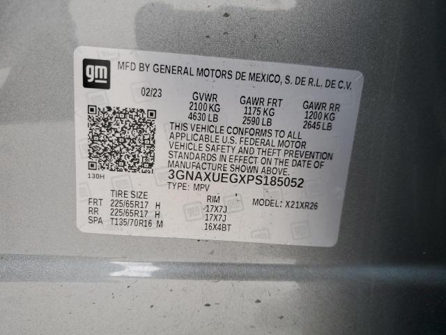 2023 CHEVROLET EQUINOX LT - 3GNAXUEGXPS185052