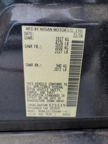 2017 NISSAN ALTIMA 2.5 - 1N4AL3AP2HN325519
