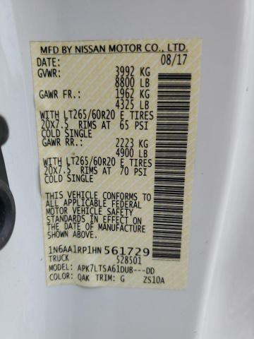 2017 NISSAN TITAN XD S 1N6AA1RP1HN561729
