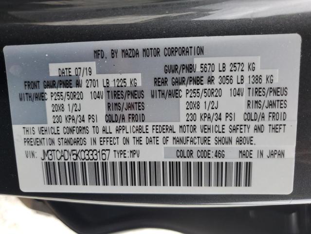 2019 MAZDA CX-9 JM3TCADY5K0333167