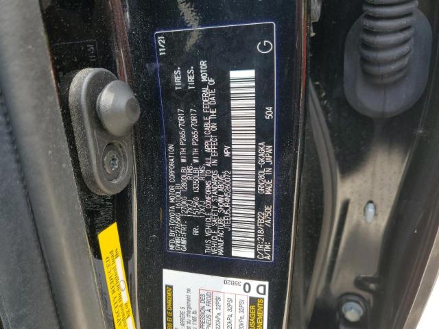 2022 TOYOTA 4RUNNER SR - JTEEU5JR4N5260072